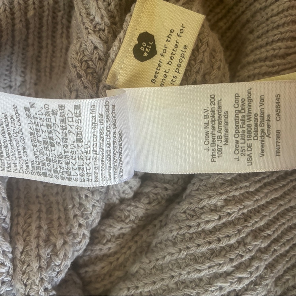 Madewell Brenville Crop Cardigan Light Purple Gray Women's Sweater Size S - Picture 6 of 8